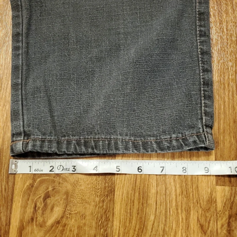 Vintage 90s Karl Kani‎ Jeans Men 38x33 Black Baggy Wide Leg Carpenter Hip Hop - Picture 8 of 12